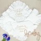 Крыжма из муслина для девочки Family Tradition с вышивкой + мешочек для первого локона 100х100 см белый Мои добрые ангелы - изображение 1