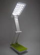 Лампа аккумуляторная led настольная складная 27см, 20 светодиодов 2 режима яркости, салатовая - изображение 2