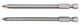 Набор бит YATO насадка отвертки 1/4" PH1/2х100 мм 2 штуки YT-0488 - изображение 1