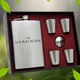 Подарунковий набір фляга для алкоголю з чарками 4 шт VexShop 9oz набір для чоловіків Фляга з чарками 270 мл - зображення 2