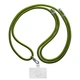 Универсальный ремешок-шнурок для смартфона, Rope, Titanium Moss, нейлоновый, прочный, регулируемый по длине, с держателем для чехлов с вырезом для зарядки, кросбоди, подходит для ношения на шее и через плечо, ArmorStandart (ARM76100) - изображение 2