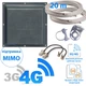 Комплект 3G/4G интернет антенна mimo + кабель 20м + переходники 2xCRC9/F - изображение 1