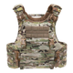 Плитоноска Warrior Assault Systems Quad Release Carrier size L multicam и тройной подсумок (з/панель) - изображение 7