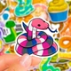 Набор наклеек Змея Snake 50 шт - изображение 2