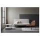 Журнальний столик на колесах IKEA TINGBY 64х64 см білий (202.959.25) - изображение 2