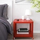 Журнальний столик на колесах IKEA TINGBY 50 х 50 см червоний (804.574.39) - изображение 4