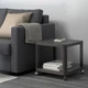 Журнальний столик на колесах IKEA TINGBY 50х50 см сірий (003.494.44) - изображение 2