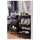Візок IKEA RASKOG 35x45x78 см чорний (903.339.76) - изображение 3