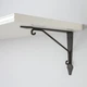 Настінна полиця IKEA BERGSHULT / KROKSHULT 120х30 см біла (893.260.62) - изображение 4