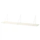 Настінна полиця IKEA BERGSHULT / PERSHULT 120х20 см біла (392.907.01) - зображення 1