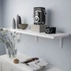 Настінна полиця IKEA BERGSHULT / TOMTHULT 120х30 см біла (394.183.18) - зображення 2