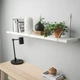 Настінна полиця IKEA BERGSHULT / PERSHULT 120х20 см біла (392.907.01) - зображення 2