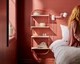 Настінна полиця з місцем для збергіання IKEA SVENSHULT 41х20 см коричнево-червона/білений дуб (804.000.75) - зображення 2