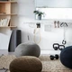 Пуф IKEA SANDARED 56 см сірий (003.853.09) - изображение 4