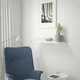 Настінна полиця IKEA BERGSHULT / GRANHULT 80х30 см біла (692.908.08) - изображение 3