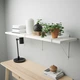 Настінна полиця IKEA BERGSHULT / PERSHULT 120х30 см біла (792.907.75) - изображение 4