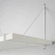 Настінна полиця IKEA BERGSHULT / PERSHULT 120х30 см біла (792.907.75) - изображение 5