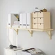 Настінна полиця IKEA TRANHULT / SANDSHULT 120х30 см осика (993.260.90) - зображення 2