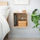 Настінна полиця IKEA EKET 35x35x35 см білений дуб (193.363.71) - зображення 2
