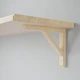 Настінна полиця IKEA TRANHULT / SANDSHULT 120х30 см осика (993.260.90) - зображення 4