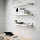 Набір настінних полиць IKEA BERGSHULT / GRANHULT 80х20 см білий (792.910.82) - зображення 2