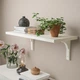 Настінна полиця IKEA BERGSHULT / RAMSHULT 80х30 см біла (693.254.69) - зображення 2
