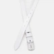 Ремень женский из натуральной кожи Laras 100v10genw69-white 100 см Белый (6501033656) - изображение 3