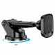 Тримач для мобільного HOCO CA116 Blue Shark center console magnetic car holder Black Metal Gray - изображение 4