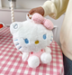 Hello Kitty рюкзак игрушка плюшевая мягкая для девочки Китти белый 23см (AN)20988 - изображение 9
