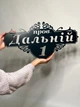 Адресна табличка 6 з назвою вулиці без підкладки - зображення 1