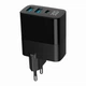 Мережеве ЗУ Gembird TA-UC-PDQC30LCD-BK-02 - изображение 7