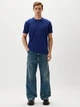 Футболка в цвете Blue Navy John Richmond HMP24009TS S (110369S) Синий - изображение 2