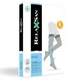 Компрессионные чулки Relaxsan Basic 22–27 мм рт.ст. открытый носок черные 280 DEN размер 2 (970A) - изображение 2