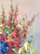 Картина маслом 50х70см Полевая мелодия цветы в вазе на холсте мастихин ручная работа художника Alleya-kartin - изображение 5