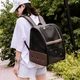 Рюкзак-переноска для котів та собак 41х32х29 см CosmoPet CP-27 Dark Brown - зображення 6