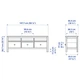 Тумба під телевізор IKEA HEMNES 148x47x57 см (104.523.03) - изображение 5