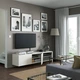 Тумба під телевізор з дверцятами IKEA BESTA 180x42x38 см (893.306.91) - изображение 2