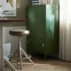 Шафа з дверцятами та ящиками IKEA IDASEN 80х47х119 см темно-зелена (904.963.98) - изображение 2