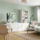 Книжкова шафа IKEA HAUGA 210x46x199 см біла (693.886.40) - изображение 3