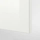 Кухня IKEA KNOXHULT 220х61х220 см глянцева біла (691.804.71) - зображення 10