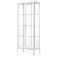 Скляна шафа / вітрина IKEA MILSBO 73х175 см біла (003.964.16) - изображение 1