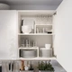 Кухня IKEA KNOXHULT 220х61х220 см глянцева біла (691.804.71) - зображення 5