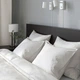 Ліжко IKEA MALM 140х200 см чорно-коричневе (499.292.29) - изображение 5