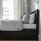 Ліжко з 2 ящиками IKEA MALM 140х200 см чорно-коричневе (191.762.59) - изображение 4