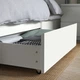 Ліжко з 4 ящиками IKEA MALM 140x200 см Leirsund біле (790.199.16) - изображение 8