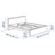 Ліжко IKEA MALM 180х200 см біле (299.316.00) - изображение 7