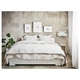 Ліжко IKEA ASKVOLL 140х200 см біле (390.197.01) - зображення 3
