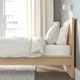 Ліжко IKEA MALM 90х200 см шпон біленого дуба (203.251.64) - изображение 3