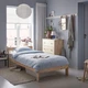 Ліжко IKEA NEIDEN 90x200 см Luroy сосна (592.486.12) - изображение 4