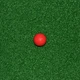 М'яч для гольфу Golf PRO BALL червоний 1127 - зображення 1